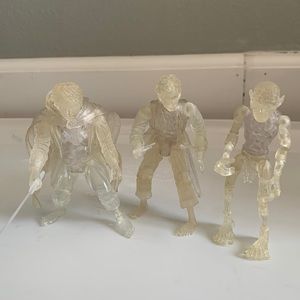 The Lord of the Rings Frodo, Bilbo and Gollum invisible